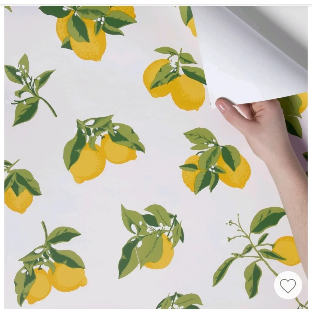 Opalhouse Lemons Peel & Stick Wallpaper Yellow